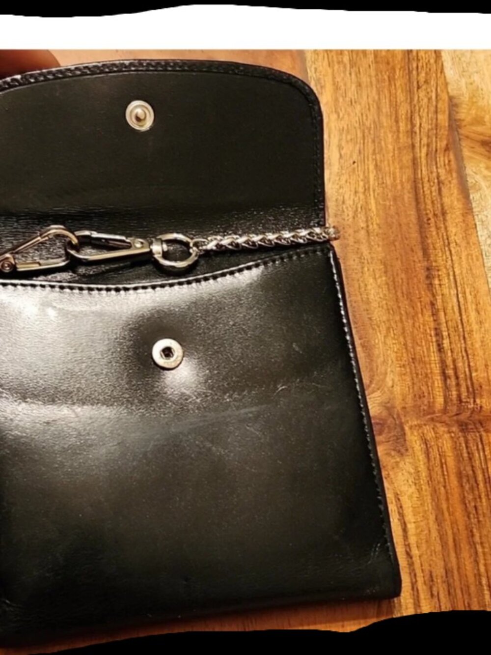 Fendi Black Leather Wallet with Silver Logo Plate - Picture 6 of 11